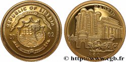 LIBERIA 50 Dollars Proof Madrid 2002 
