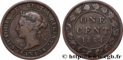CANADA 1 Cent Victoria 1884 Londres