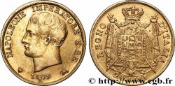 ITALIE - ROYAUME D&nbsp;ITALIE - NAPOLÉON Ier 20 Lire 1809 Milan