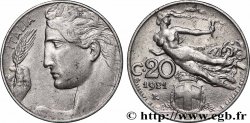 ITALIE 20 Centesimi allégorie de la Liberté 1921 Rome