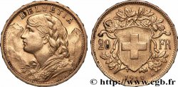 OR, PALLADIUM ET PLATINE INVESTISSEMENT 20 Francs or &nbsp;Vreneli&nbsp;  1910 Berne