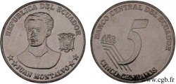 ECUADOR 5 Centavos Juan Montalvo 2000  SC 