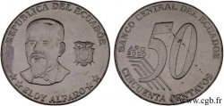 EKUADOR 50 Centavos Eloy Alfaro 2000 