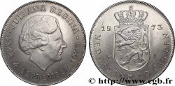 NETHERLANDS 10 Gulden 25e anniversaire de règne, reine Juliana 1973 Utrecht AU 