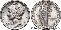ESTADOS UNIDOS DE AMÉRICA 1 Dime Mercury 1942 Philadelphie MBC 