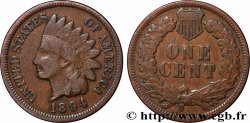 UNITED STATES OF AMERICA 1 Cent tête d’indien, 3e type 1894 Philadelphie VF 