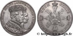 GERMANY - PRUSSIA 1 Thaler couronnement de Guillaume Ier et Augusta 1861 Berlin