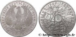 ALLEMAGNE 10 Mark aigle héraldique / 40e anniversaire de la fondation de la République Fédérale Allemande 1989 Karlsruhe