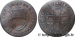 SUIZA - CANTÓN DE FRIBURGO 2 1/2 Rappen 1827 