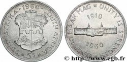 AFRIQUE DU SUD 5 Shillings 50e anniversaire de l’Union Sud-Africaine : emblème / Union Buidings 1960 Pretoria