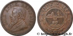AFRIQUE DU SUD 1 Penny président Kruger 1892 