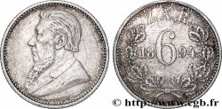 AFRIQUE DU SUD 6 Pence Kruger 1894 