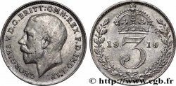 ROYAUME-UNI 3 Pence Georges V 1919 Londres