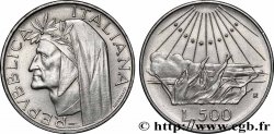 ITALIE 500 Lire 700e anniversaire de la naissance de Dante Alighieri / l’Enfer 1965 Rome