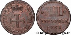GERMANY - WALDECK-PYRMONT 4 Pfennige Charles August Frederick 1795 Berlin