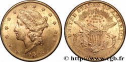 OR, PALLADIUM ET PLATINE INVESTISSEMENT 20 Dollars  Liberty  1892 San Francisco