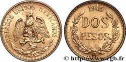 GOLD-, PALLADIUM- UND PLATIN-INVESTITIONEN 2 Pesos 1945 Mexico