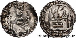 ALLEMAGNE - SAINT EMPIRE ROMAIN GERMANIQUE - SAALFELD - FREDERIC Ier BARBEROUSSE Denier n.d. Aix-la-Chapelle