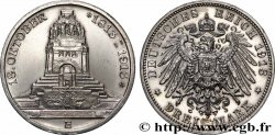 GERMANY - PRUSSIA 3 Mark ‘Monument de la Bataille des Nations’  1913 Berlin AU 