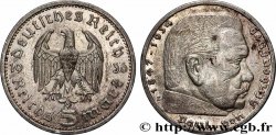 ALLEMAGNE 5 Reichsmark Maréchal Paul von Hindenburg 1936 Muldenhütten - E
