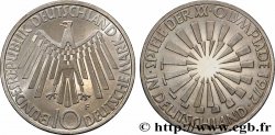 ALLEMAGNE 10 Mark Proof XXe J.O. Munich / aigle type “IN DEUTSCHLAND” 1972 Stuttgart