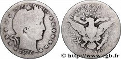 ÉTATS-UNIS D&nbsp;AMÉRIQUE 1/4 Dollar Barber 1916 Denver
