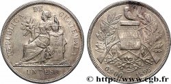GUATEMALA 1 Peso  1895 Heaton