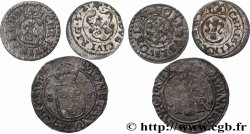 LIVONIE SUÉDOISE Lot de trois monnaies n.d. Riga