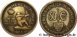 MONACO 50 Centimes émission du Crédit Foncier de Monaco 1926 Poissy