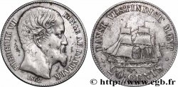 DENMARK - KINGDOM OF DENMARK - FREDERICK VII 20 Cents 1862 Copenhague