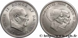 DANEMARK 10 Kroner mariage de la princesse Margrethe 1967 Copenhague