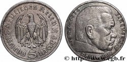 GERMANY 5 Reichsmark Maréchal Paul von Hindenburg 1935 Berlin