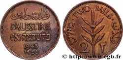 PALESTINE 2 Mils 1945 