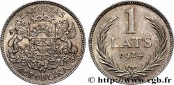 LATVIA 1 Lats emblème 1924 Londres
