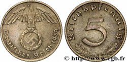 GERMANY 5 Reichspfennig  1939 Hambourg