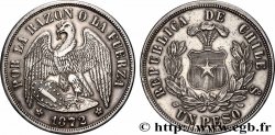 CHILE 1 Peso 1872 Santiago - S°