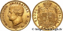 ITALY - KINGDOM OF ITALY - NAPOLEON I 40 Lire 1814 Milan