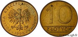 POLAND 10 Zlotych aigle 1990 Varsovie