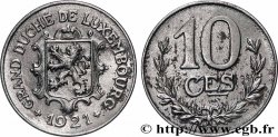 LUXEMBOURG 10 Centimes 1921 Stuttgart