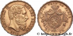 GOLD, PALLADIUM & PLATINUM INVESTMENT 20 Francs Léopold II 1875 Bruxelles