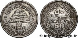 LEBANON 50 piastres Cèdre du Liban 1952 Utrecht