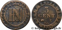 GERMANY - KINGDOM OF WESTPHALIA 3 Cent. Jérôme Napoléon 1809 Cassel - C