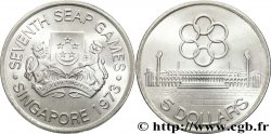 SINGAPORE 5 Dollars 7e jeux d’Asie du Sud-Est 1973  MS 