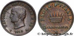 ITALY - KINGDOM OF ITALY - NAPOLEON I 3 centesimi  1812 Milan