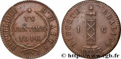 HAÏTI 1 Centime faisceau, an 43 1846 