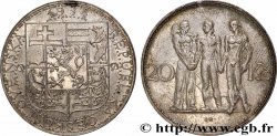 CZECHOSLOVAKIA 20 Korun Industrie, Agriculture et Commerce 1934 