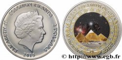 SOLOMON ISLANDS 2 Dollar Proof Pyramides de Gizeh 2015 
