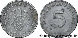 GERMANY 5 Reichspfennig aigle surmontant une swastika 1942 Vienne