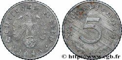 GERMANY 5 Reichspfennig aigle surmontant une swastika 1943 Berlin