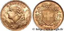 ORO, PALLADIO E PLATINO: INVESTIMENTI 20 Francs or &nbsp;Vreneli&nbsp; 1947 Berne